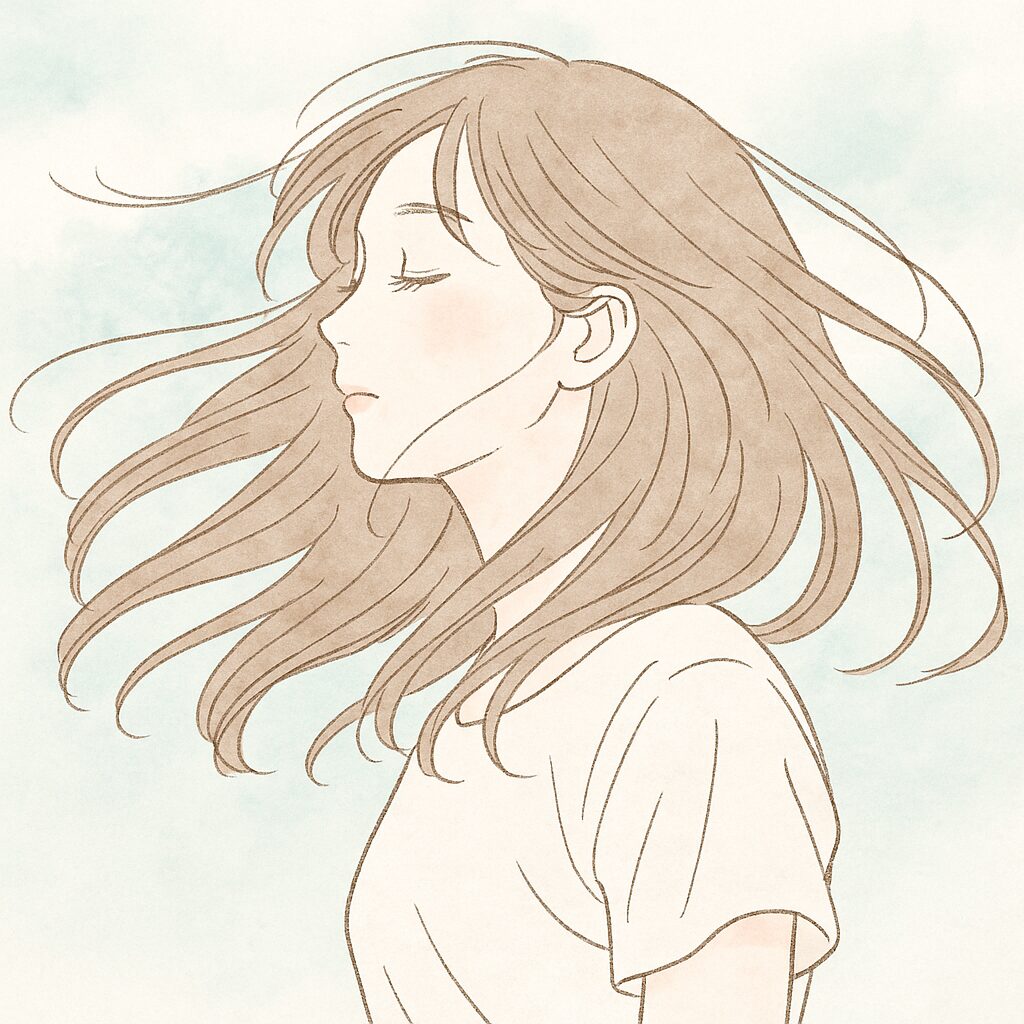失恋して痩せた女性
