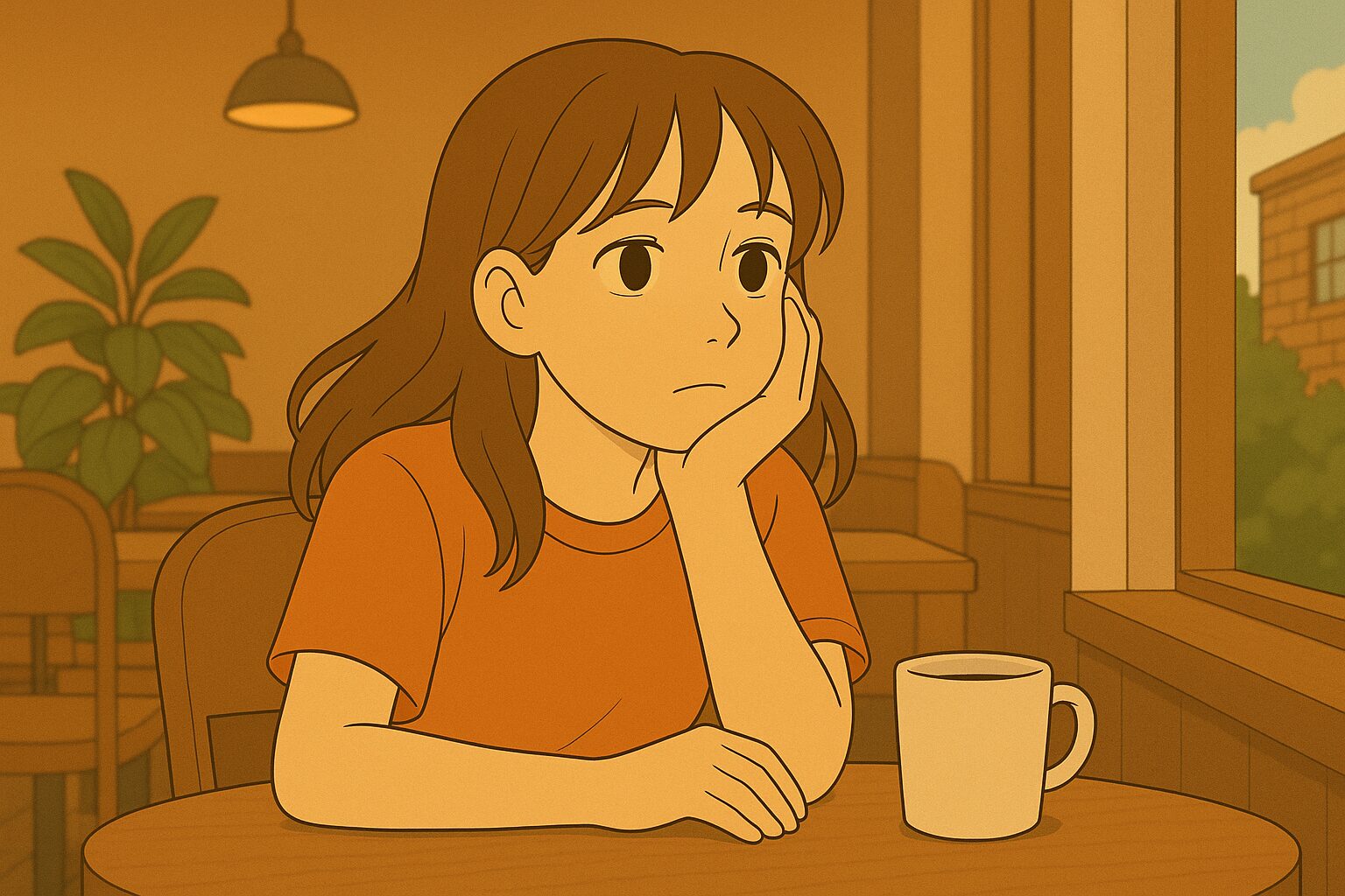 ぼーっとする女性